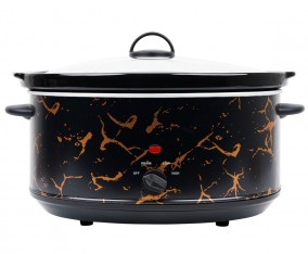 VSC01MB Hitam Penanak Perlahan Slow Cooker dengan Motif Marmer